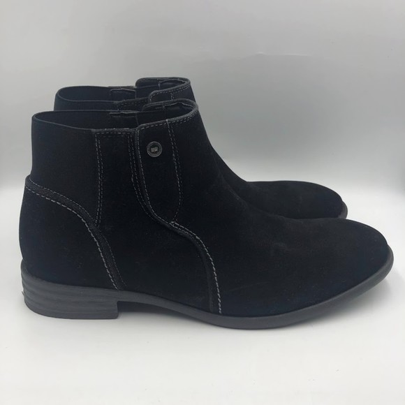 RW by Robert Wayne Men's Black Slip On Chukka Boots 8.5D Faux Suede - Picture 3 of 14